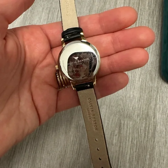 Olivia Burton black & gold bee watch - Picture 4 of 5
